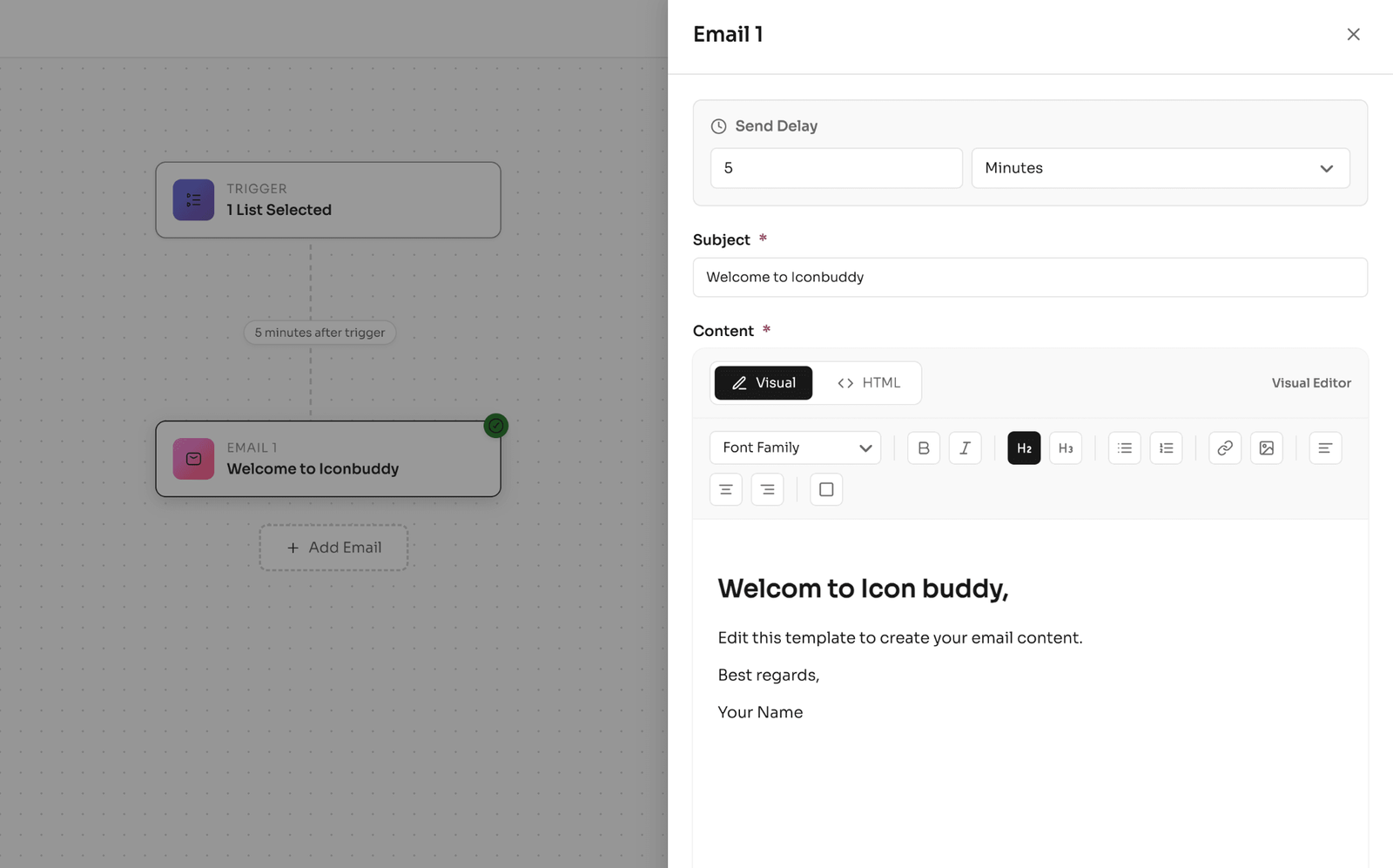 A screenshot showing Maillayer sequences for a post reviewing Maillayer.