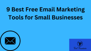 Featured image for a post on the best free email marketing tools for small businesses.