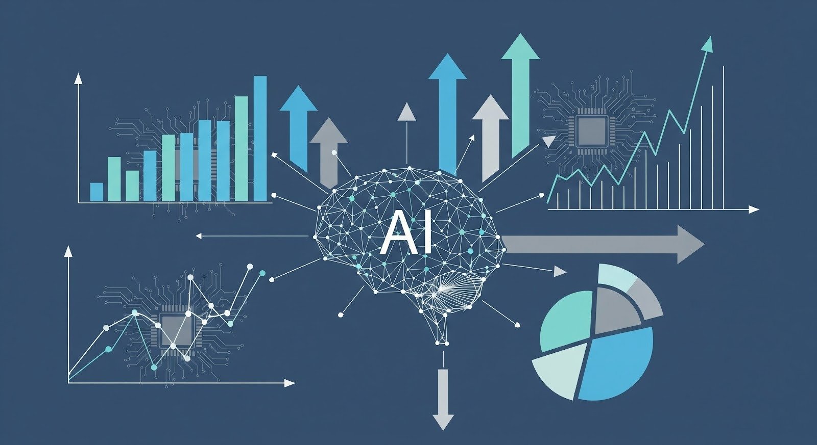 Featured image for a post on AI productivity statistics