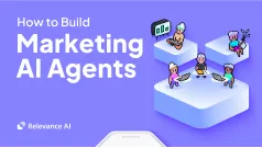 Relevance AI workflow example showing connected agent steps